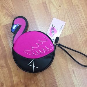 Luv Betsey | New Flamingo Coin Wristlet